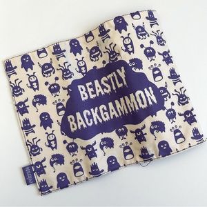 NWOT - Beastly Backgammon Roll-Up Travel Game - Owlcrate Jr October 2023